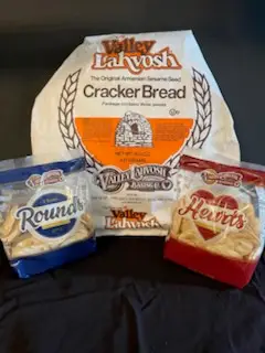 Package of cracker bread sold at Drier's Meat Market to pair with smoked meats and cheese